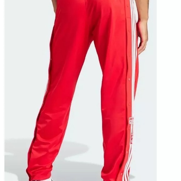 New Adidas Men's Size Medium Originials Adibreak Red Track Pants IM8221 - Picture 2 of 5